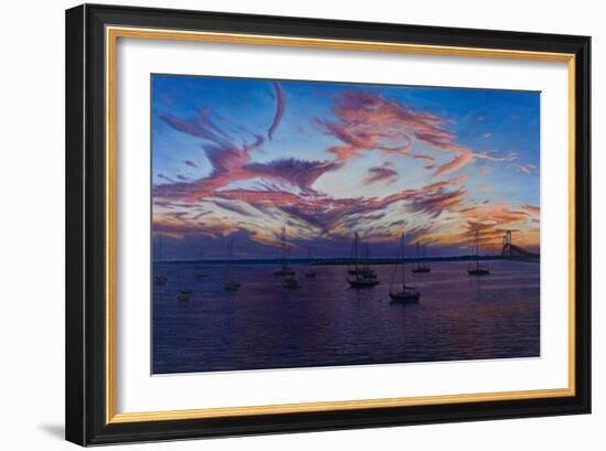 Newport Lights-Bruce Dumas-Framed Giclee Print