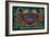 Newport, Oregon - Dungeness Crab Mosaic-Lantern Press-Framed Art Print