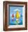 Newport Regatta-Sally Caldwell Fisher-Framed Art Print