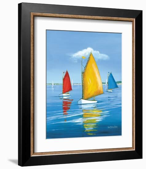 Newport Regatta-Sally Caldwell Fisher-Framed Art Print