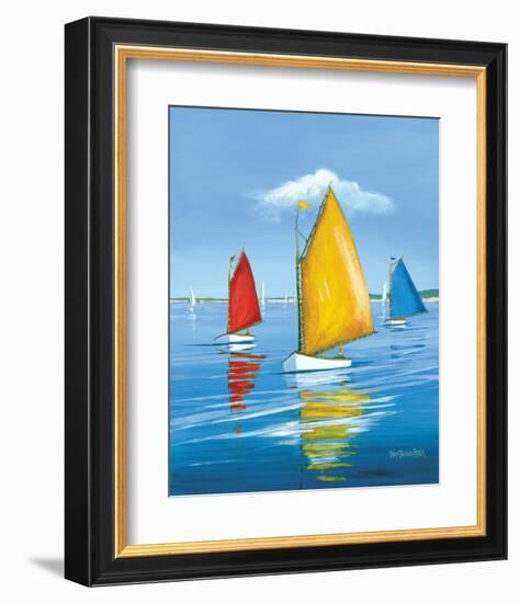 Newport Regatta-Sally Caldwell Fisher-Framed Art Print