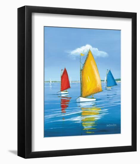 Newport Regatta-Sally Caldwell Fisher-Framed Art Print