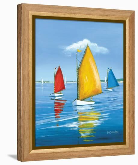 Newport Regatta-Sally Caldwell Fisher-Framed Stretched Canvas