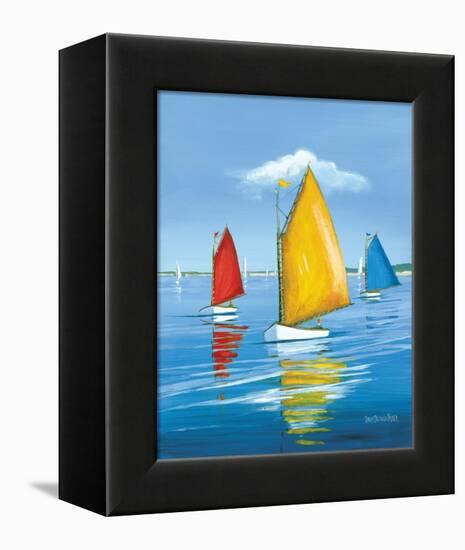Newport Regatta-Sally Caldwell Fisher-Framed Stretched Canvas