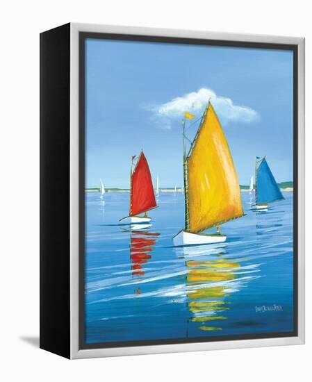 Newport Regatta-Sally Caldwell Fisher-Framed Stretched Canvas