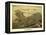 Newport, Rhode Island - Panoramic Map-Lantern Press-Framed Stretched Canvas