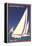 Newport, Rhode Island, Sailboat Graphics-null-Framed Stretched Canvas