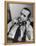 News Commentator, Edward R. Murrow with cigarette in mouth, tie loose, resting in his chair-Lisa Larsen-Framed Premier Image Canvas