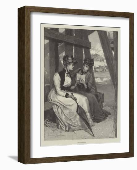 News from Home-Davidson Knowles-Framed Giclee Print