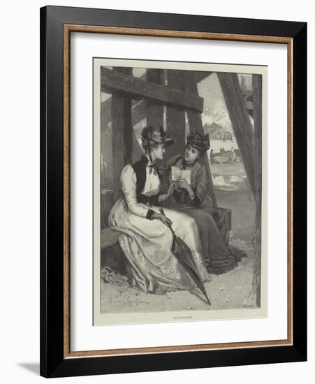 News from Home-Davidson Knowles-Framed Giclee Print