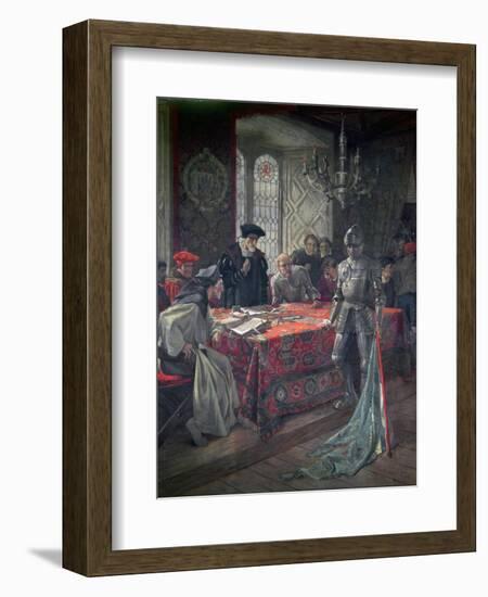 News of Flodden, 1513-William Brassey Hole-Framed Giclee Print