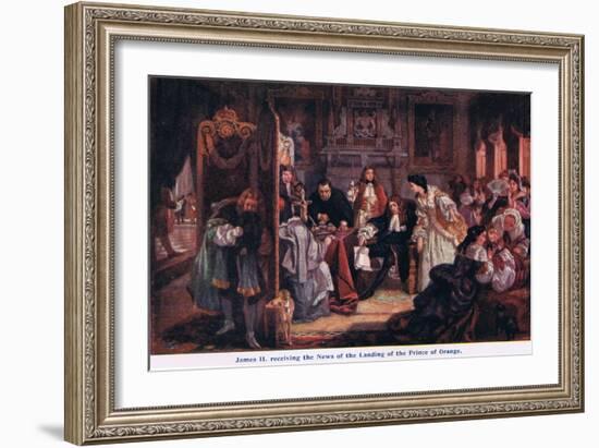 News of the Landing of the Prince of Orange-Edward Matthew Ward-Framed Giclee Print