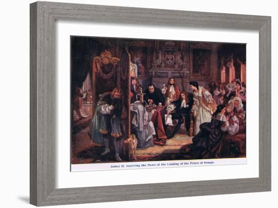 News of the Landing of the Prince of Orange-Edward Matthew Ward-Framed Giclee Print