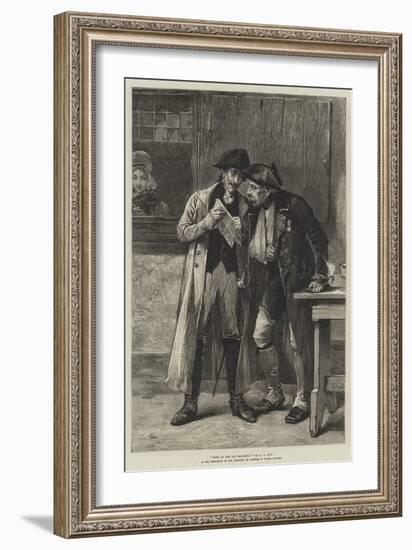 News of the Old Regiment-Andrew Carrick Gow-Framed Giclee Print