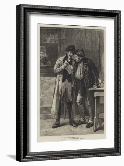 News of the Old Regiment-Andrew Carrick Gow-Framed Giclee Print