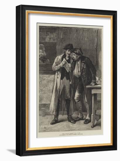 News of the Old Regiment-Andrew Carrick Gow-Framed Giclee Print