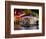 Newsagent, Queen Street Mall at Night, Brisbane, Queensland, Australia-David Wall-Framed Photographic Print