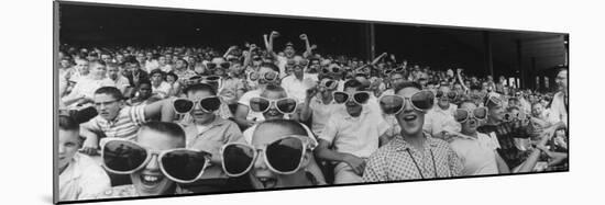 Newsboys Wearing Super Specs Watching Baseball Game-Robert W^ Kelley-Mounted Photographic Print