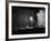Newsman Walter Cronkite on the Air-null-Framed Premium Photographic Print