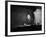 Newsman Walter Cronkite on the Air-null-Framed Premium Photographic Print