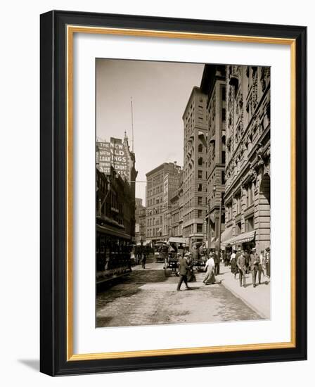 Newspaper Row-null-Framed Photo