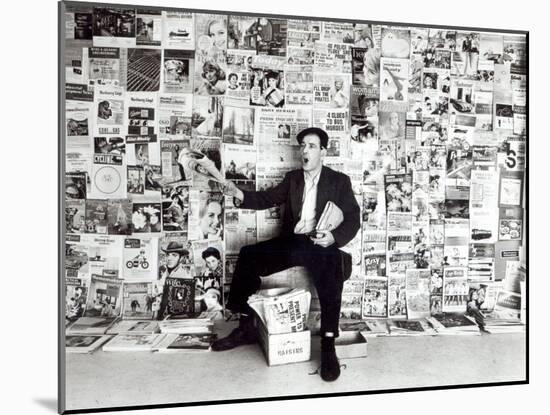 Newspaper Salesman, c.1960-English Photographer-Mounted Photographic Print