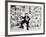 Newspaper Salesman, c.1960-English Photographer-Framed Photographic Print
