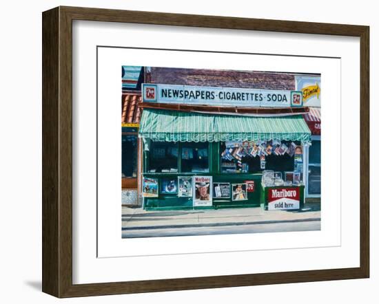 Newspaper Stand, West Village, NYC, 2012-Anthony Butera-Framed Giclee Print