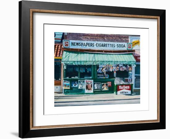 Newspaper Stand, West Village, NYC, 2012-Anthony Butera-Framed Giclee Print