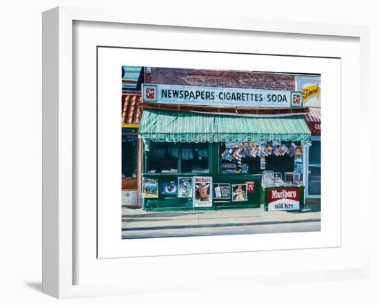 Newspaper Stand, West Village, NYC, 2012-Anthony Butera-Framed Giclee Print