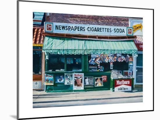 Newspaper Stand, West Village, NYC, 2012-Anthony Butera-Mounted Giclee Print