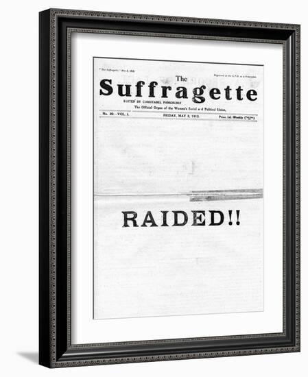 Newspaper, Suffragette-null-Framed Art Print