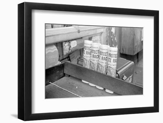 Newspapers for sale at a grocery, 324 East 61st Street, New York City, 1938-Walker Evans-Framed Photographic Print