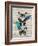 Newsprint Butterflies-Morgan Yamada-Framed Art Print