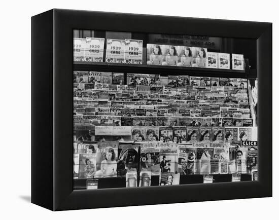 Newsstand, Omaha, Nebraska, c.1938-John Vachon-Framed Stretched Canvas