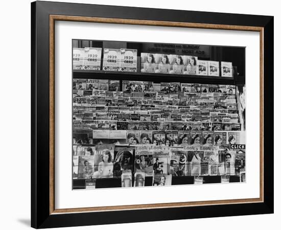 Newsstand, Omaha, Nebraska, c.1938-John Vachon-Framed Photo