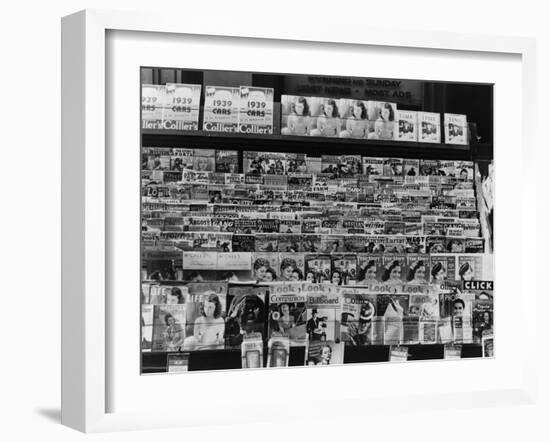 Newsstand, Omaha, Nebraska, c.1938-John Vachon-Framed Photo