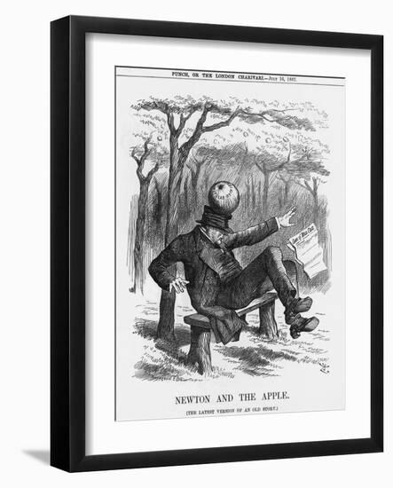 Newton and the Apple, 1887-Joseph Swain-Framed Giclee Print