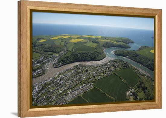 Newton Ferries Showing Newton Creeks. Devon. Uk-Dan Burton-Framed Premier Image Canvas