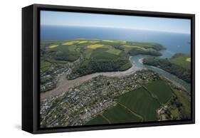 Newton Ferries Showing Newton Creeks. Devon. Uk-Dan Burton-Framed Premier Image Canvas