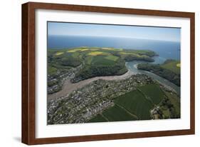 Newton Ferries Showing Newton Creeks. Devon. Uk-Dan Burton-Framed Photographic Print