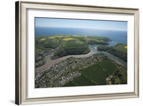 Newton Ferries Showing Newton Creeks. Devon. Uk-Dan Burton-Framed Photographic Print