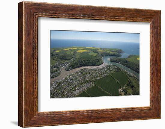 Newton Ferries Showing Newton Creeks. Devon. Uk-Dan Burton-Framed Photographic Print