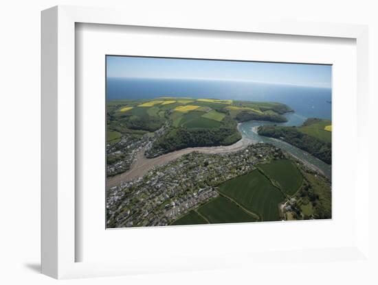 Newton Ferries Showing Newton Creeks. Devon. Uk-Dan Burton-Framed Photographic Print