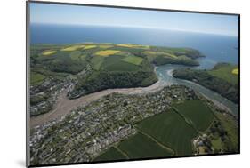 Newton Ferries Showing Newton Creeks. Devon. Uk-Dan Burton-Mounted Photographic Print