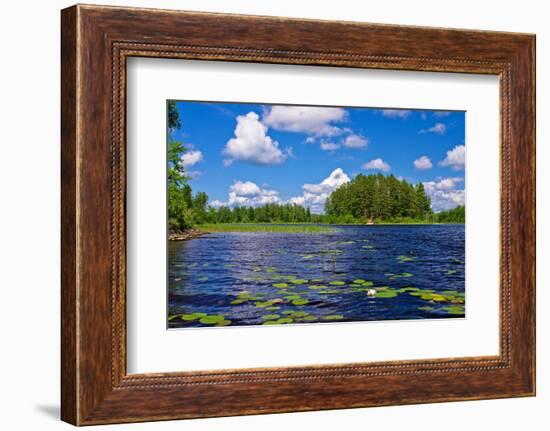 Newton Lake, Bwcaw, Minnesota-Steven Gaertner-Framed Photographic Print