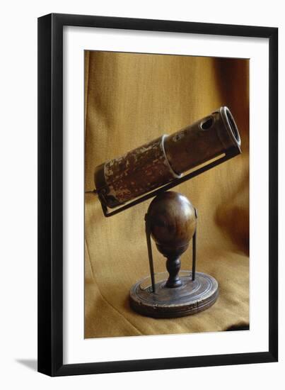 Newton's Second Telescope-Adam Hart-Davis-Framed Photographic Print