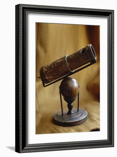 Newton's Second Telescope-Adam Hart-Davis-Framed Photographic Print