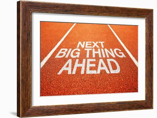 Next Big Thing Ahead-igor stevanovic-Framed Art Print