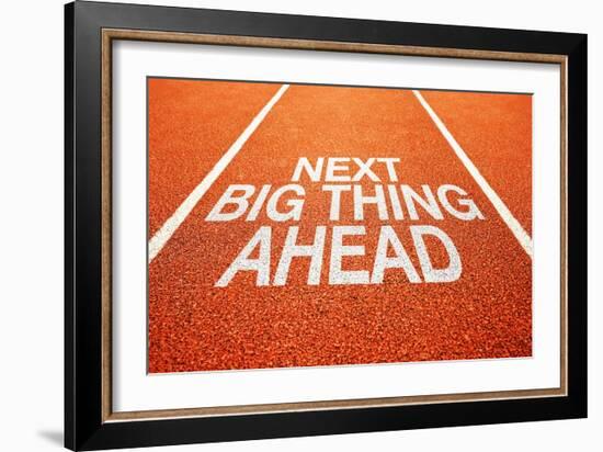 Next Big Thing Ahead-igor stevanovic-Framed Art Print